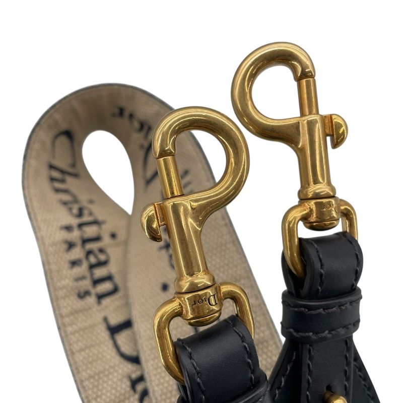 Christian Dior Oblique Velvet Strap in Blue Canvas & Leather