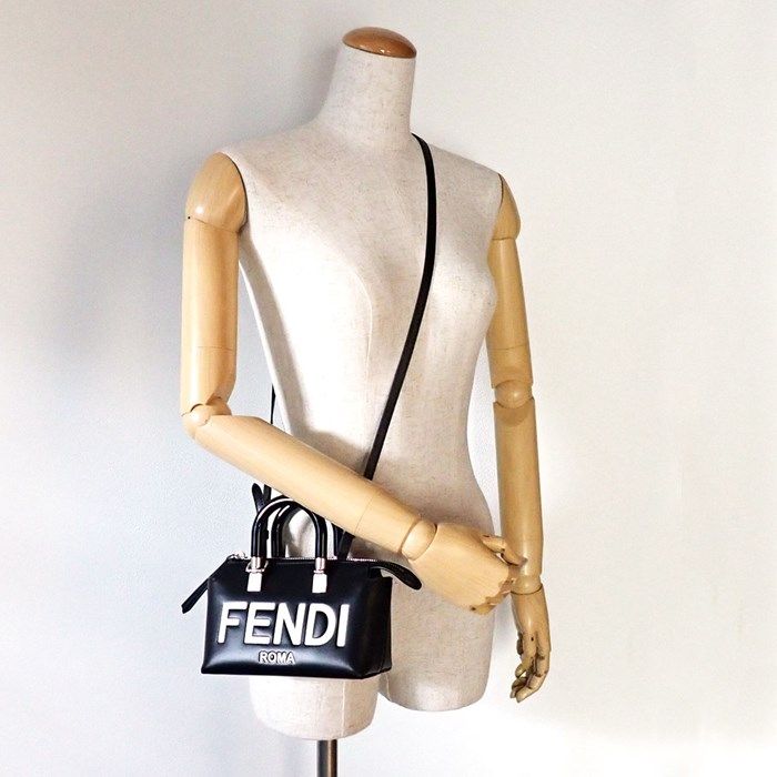 Fendi By The Way Mini Handbag in Black Calf Leather - A Timeless Classic