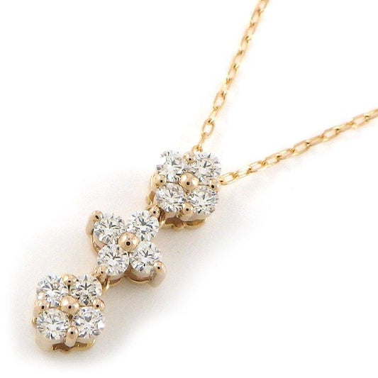 Exquisite 2-Way Diamond Necklace in K18 Yellow Gold - 0.30ct