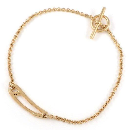 HERMES Mini Punk Chaine d'Ancre Bracelet in K18 Pink Gold