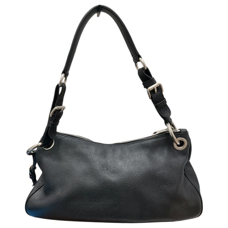 PRADA Viterbo Phoenix Semi Shoulder Bag - Black Luxury Fashion