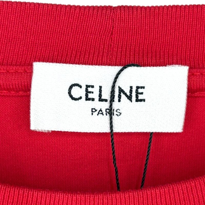 CELINE Men's Cotton Print T-Shirt - Size L - Timeless Elegance