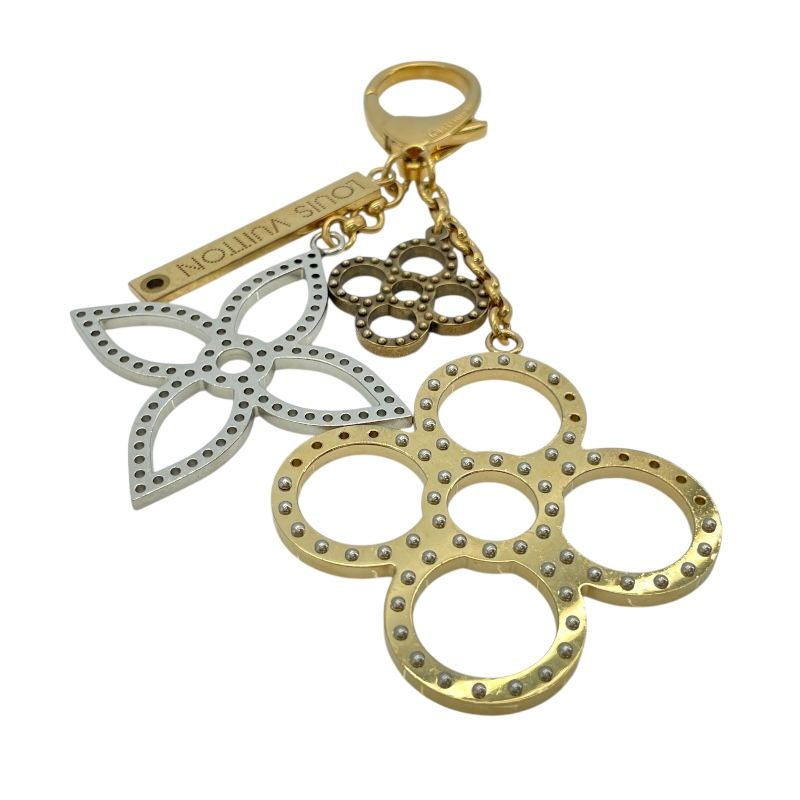 Louis Vuitton Bijoux Sac Tapage M65090 Gold Keychain - Unisex