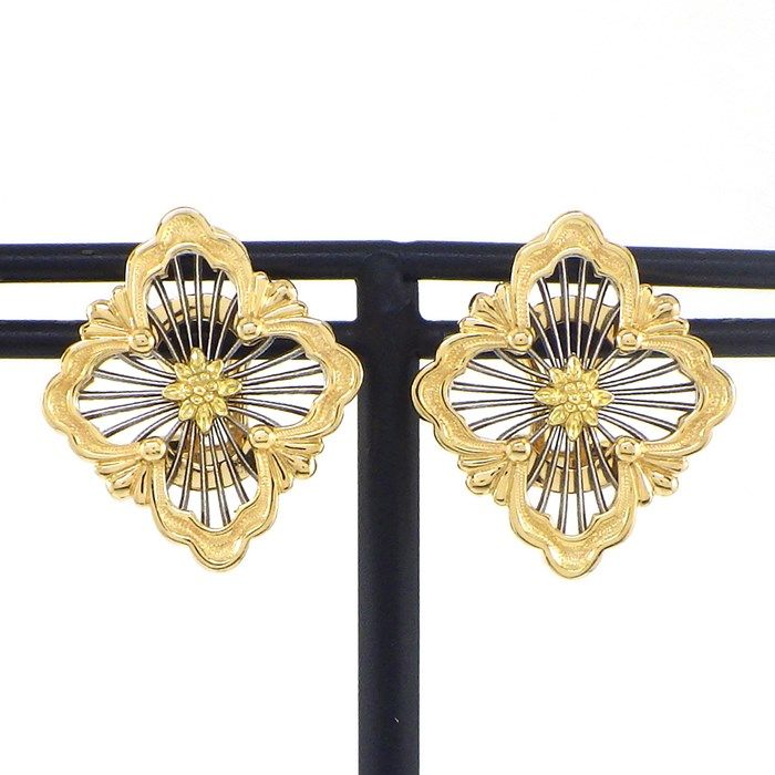 Buccellati Opera Tulle Earrings in K18 Yellow & White Gold