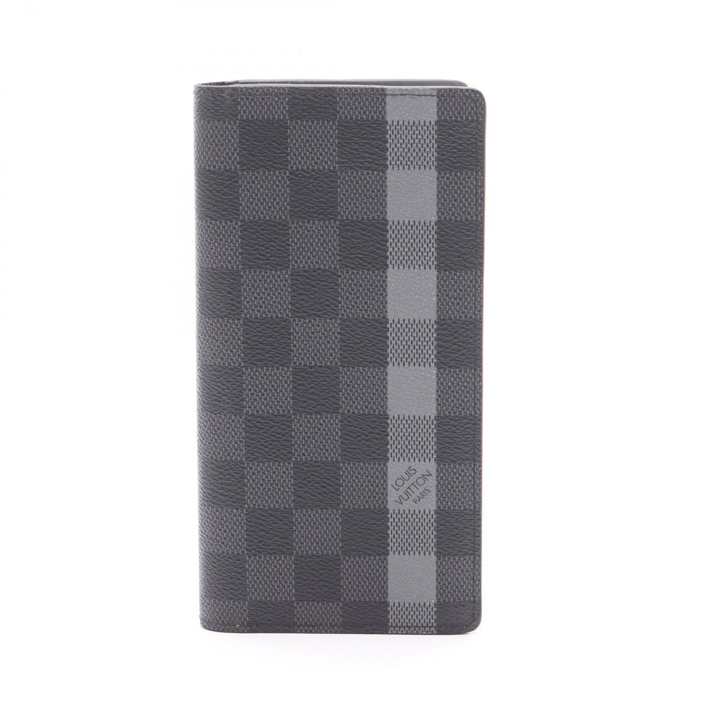 LOUIS VUITTON Portefeuille Brazza Damier Graphite Stripe Wallet