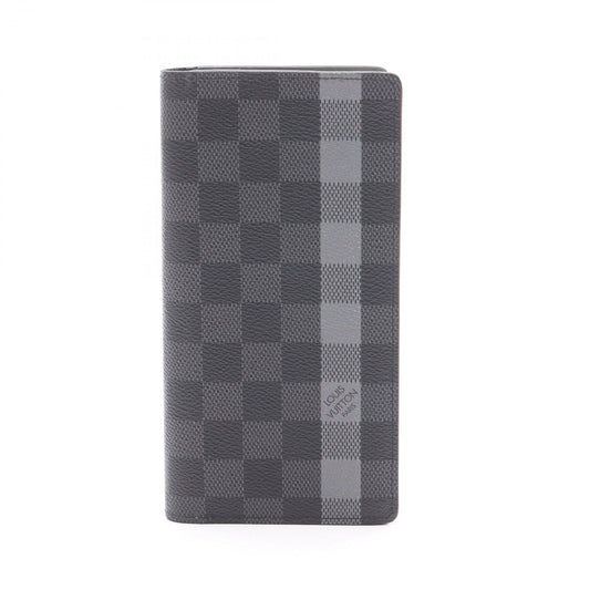 LOUIS VUITTON Portefeuille Brazza Damier Graphite Stripe Wallet