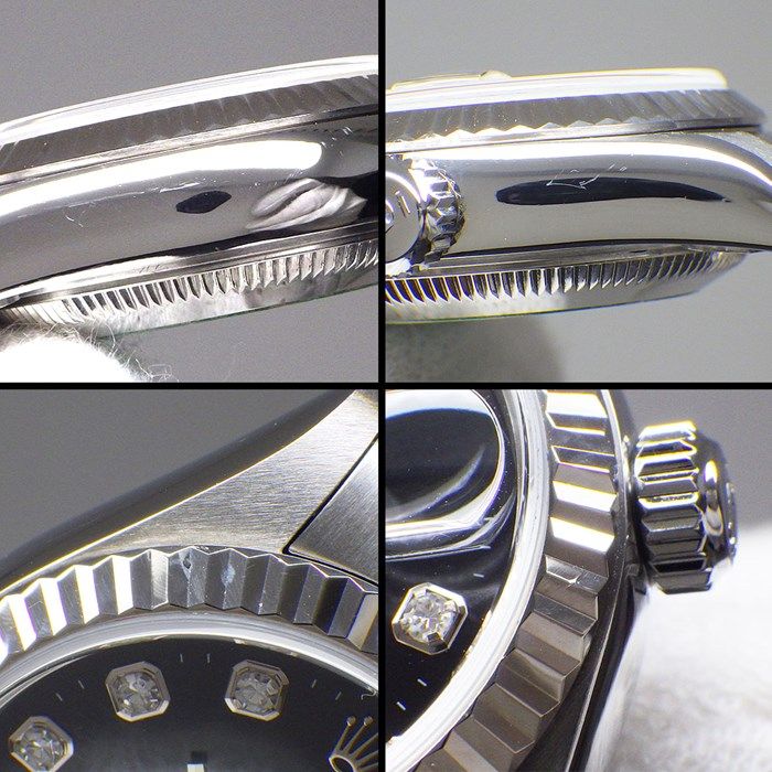 Rolex Datejust 79174G - 10 Diamond Index, Black Dial, 1998-1999