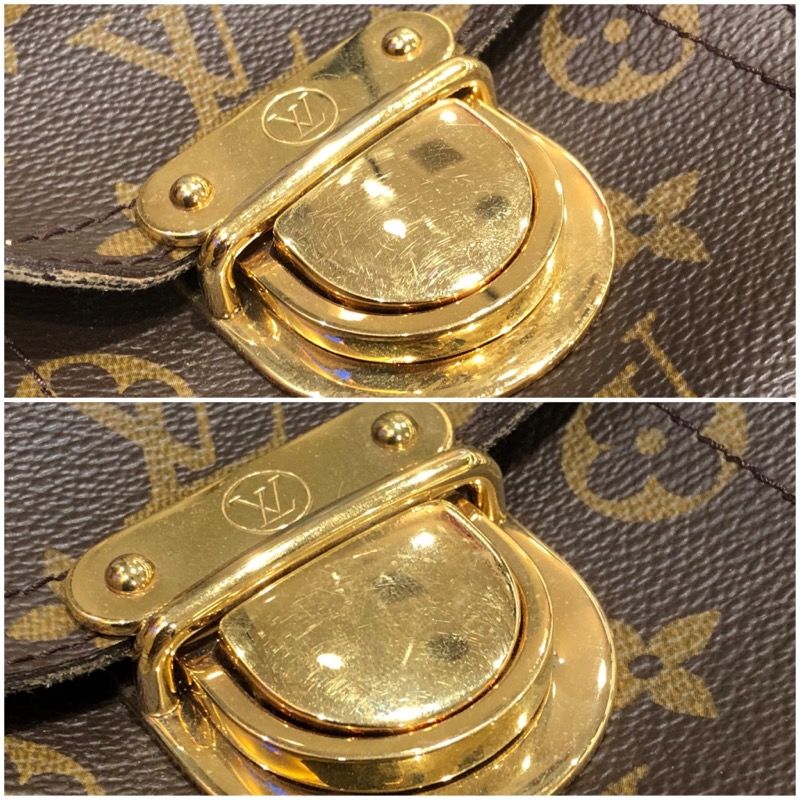 Louis Vuitton Manhattan PM Monogram Canvas Handbag - Brown