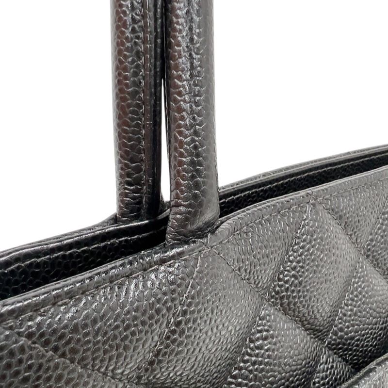CHANEL Reissue Tote A01804 Black Caviar Leather Handbag