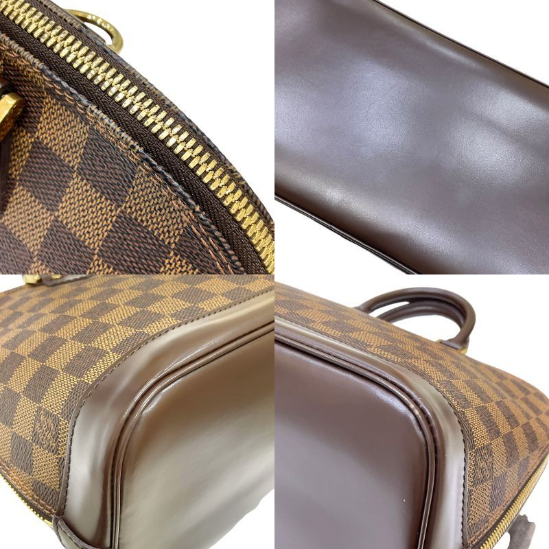 Louis Vuitton Alma N51131 Handbag in Ébène Damier Canvas