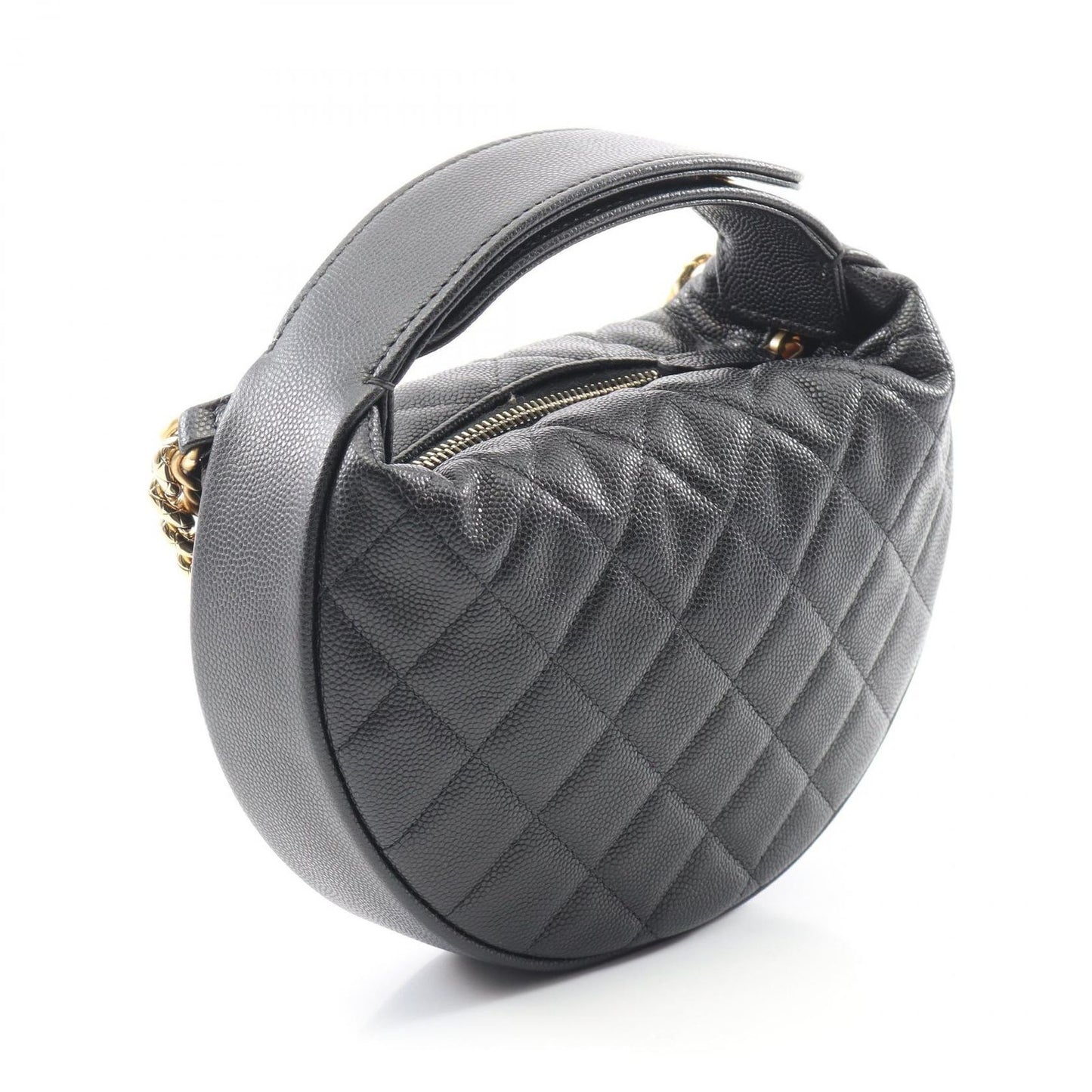 CHANEL Matelassé Mini Handbag in Black Calfskin - Timeless Elegance