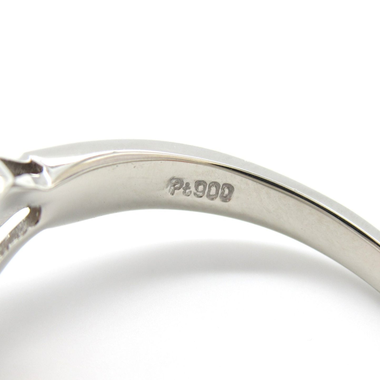 Exquisite Fire Opal & Diamond Ring in Platinum - #12