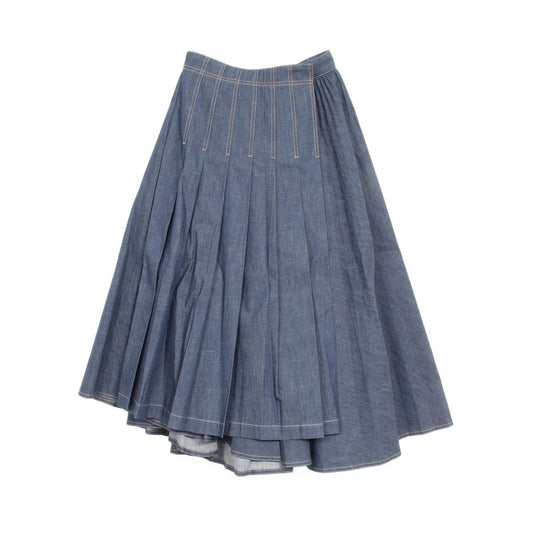 Dior Cotton Skirt in Navy - Timeless Elegance