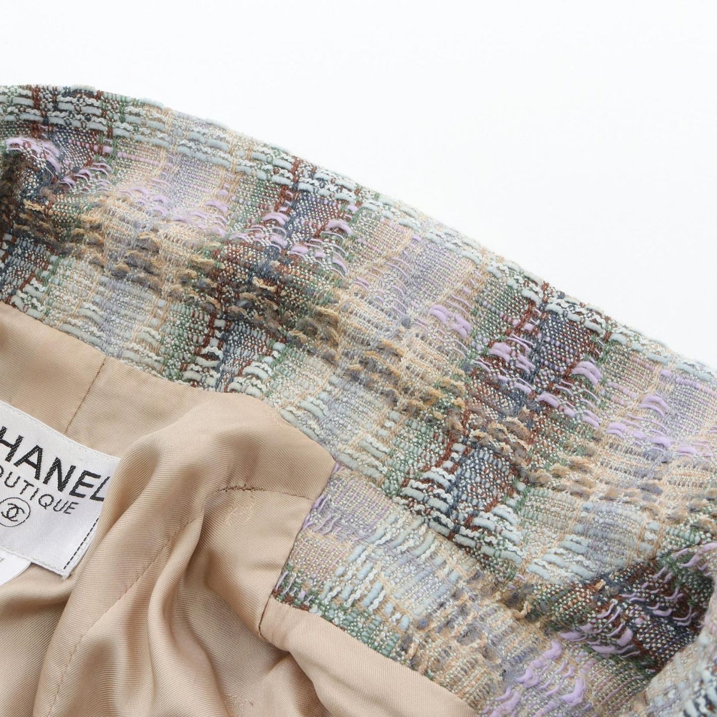 CHANEL Tweed Suit with Coco Mark Buttons - Timeless Elegance