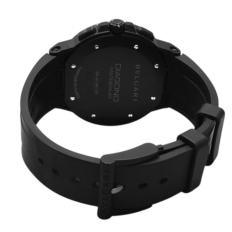 BVLGARI Diagono Magnesium Chronograph DG42BSMCVDCH - Black Luxury Watch