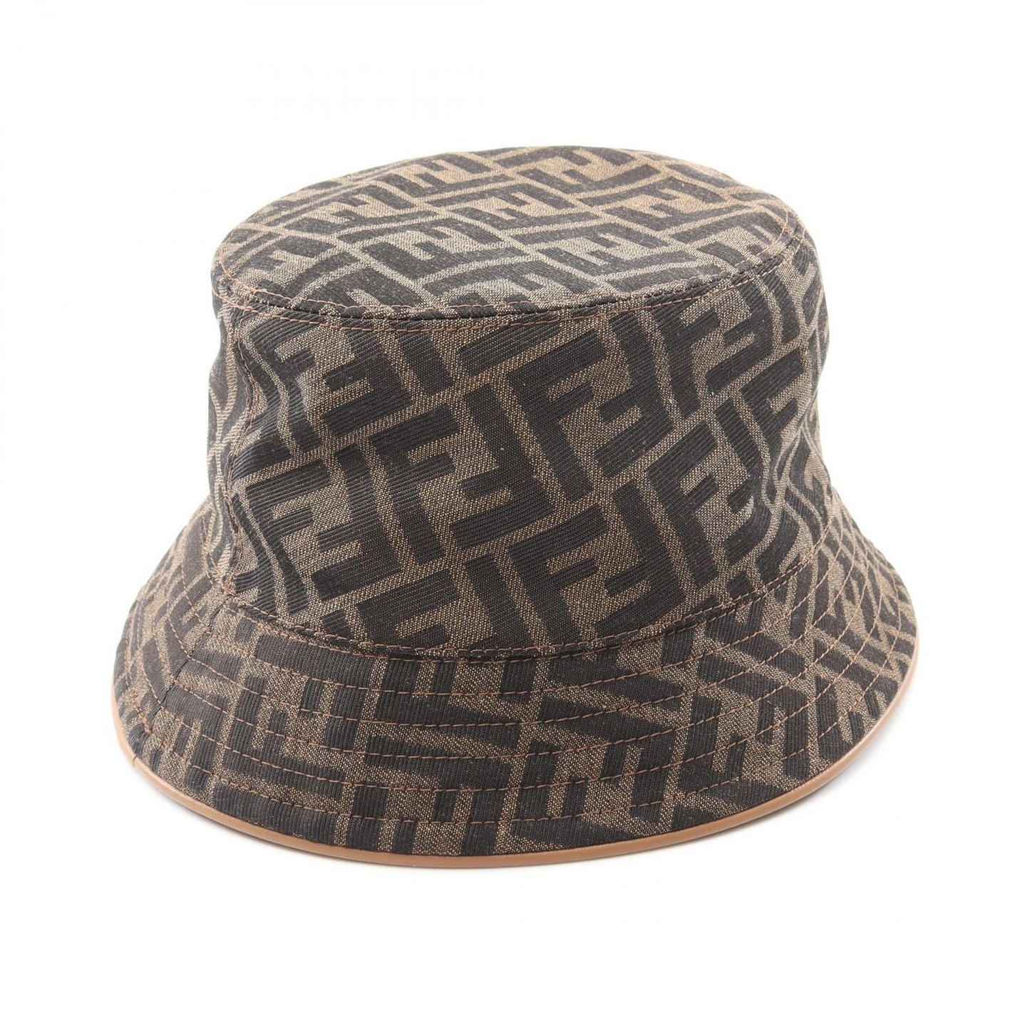 FENDI FF Jacquard Hat - Exquisite Brown Luxury Accessory