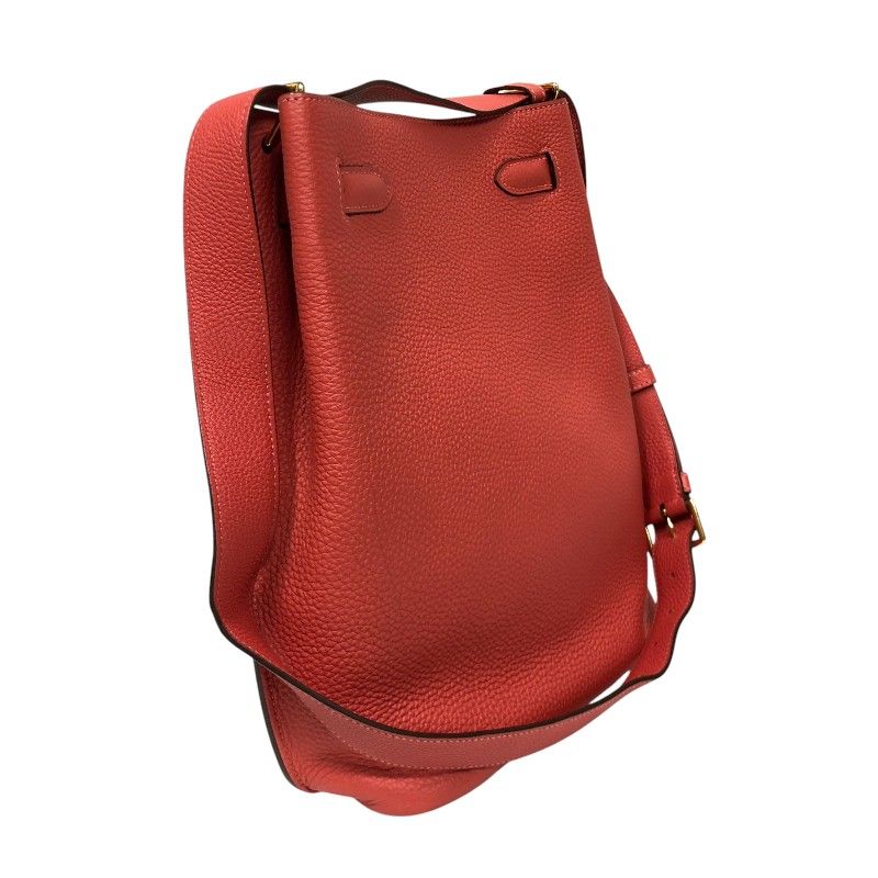 HERMES So Kelly 22 in Rouge Pivoine with Gold Hardware
