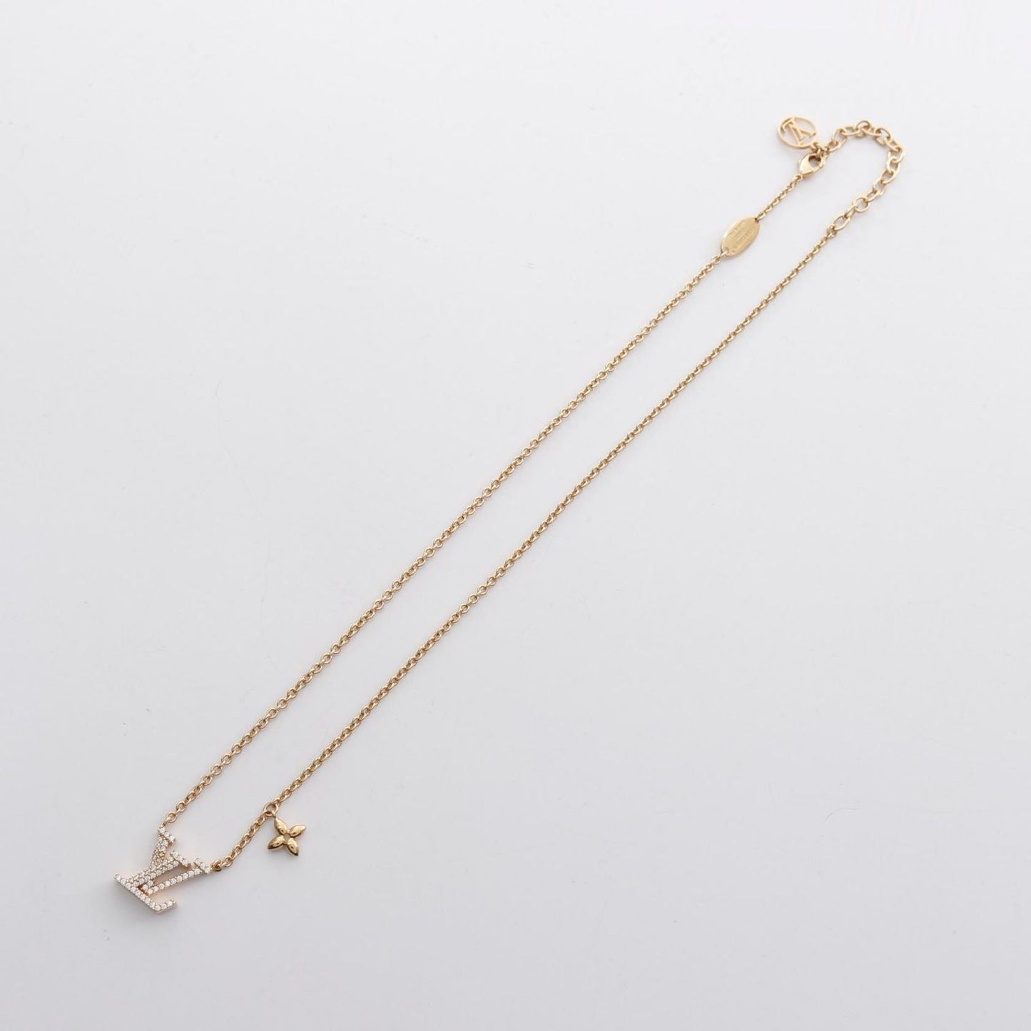 Louis Vuitton Iconic LV Necklace in Gold Plated Finish