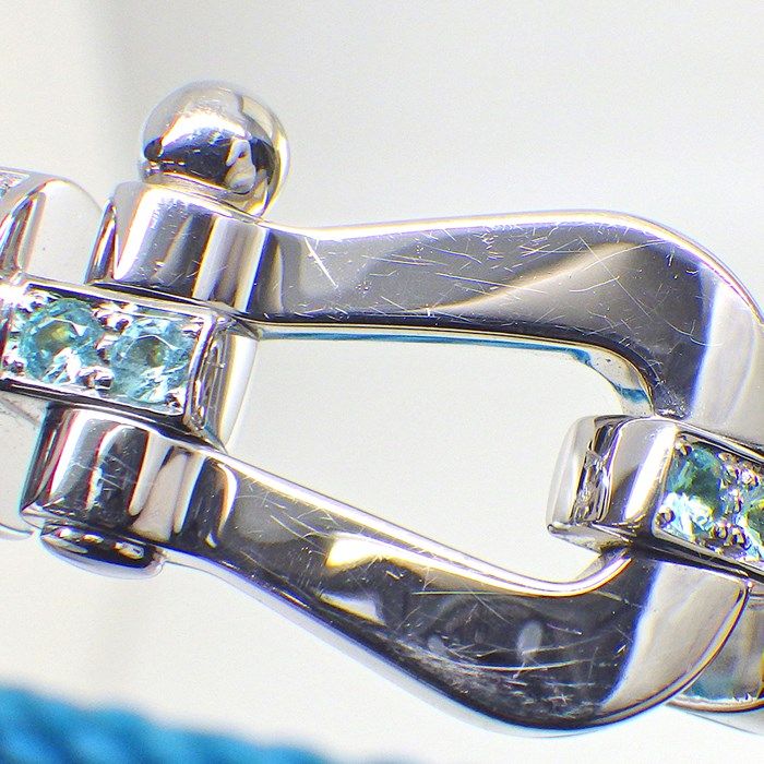 FRED Force 10 Large Model Bracelet with Blue Tourmaline