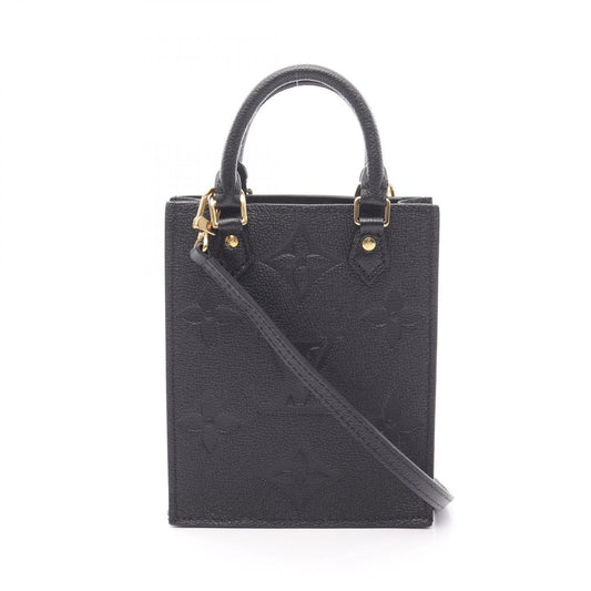 Louis Vuitton Petite Sac Plat Handbag - Noir Monogram Leather