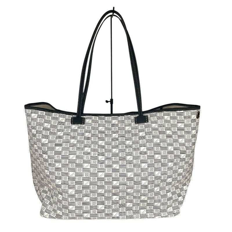 MOREAU PARIS White Coated Canvas Tote Bag - Elegant Women's Accessory