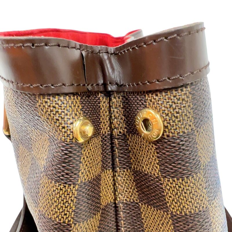 Louis Vuitton Hampstead PM Handbag - Damier Canvas with Gold Hardware