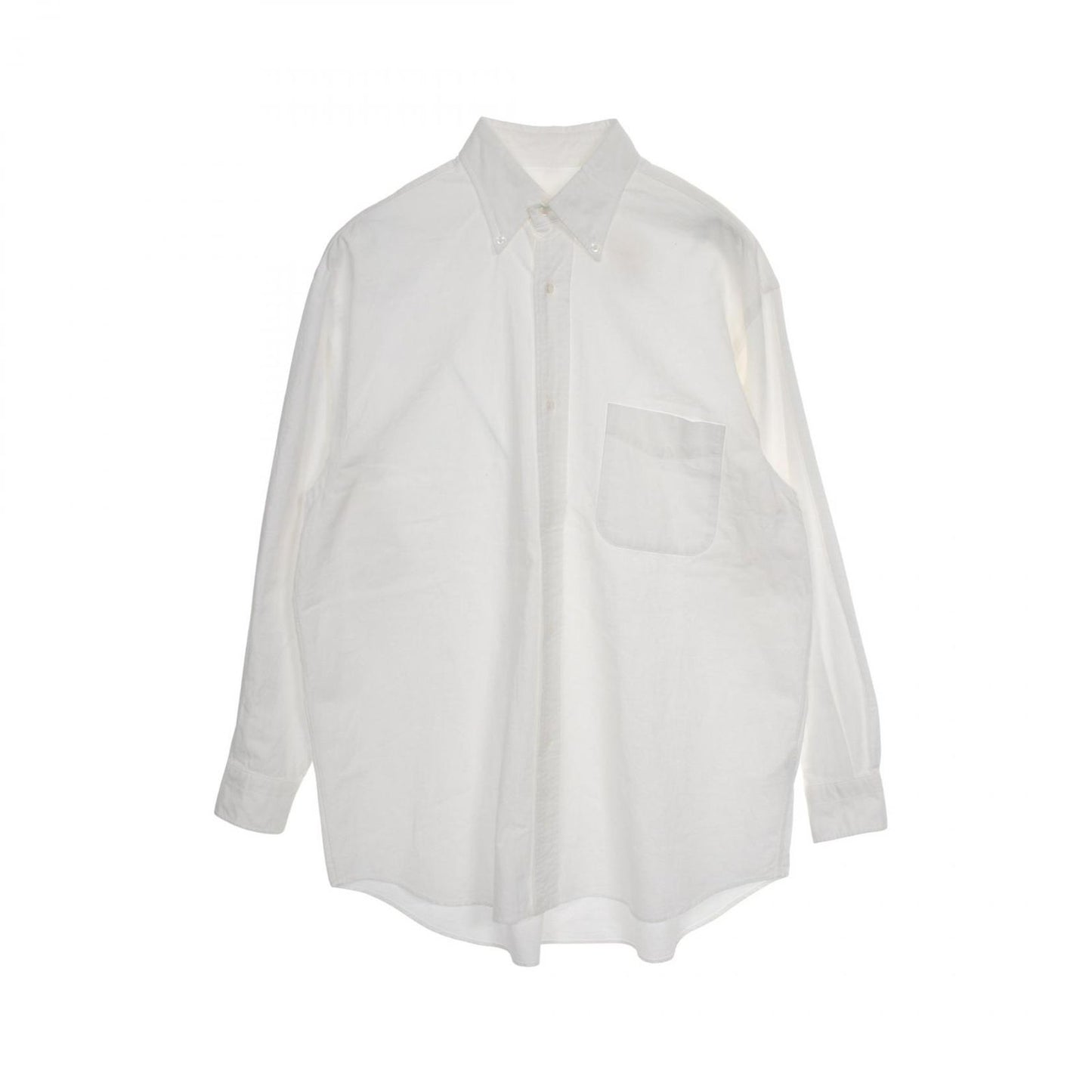 COMOLI Cotton Oxford BD Shirt - Timeless Elegance in White