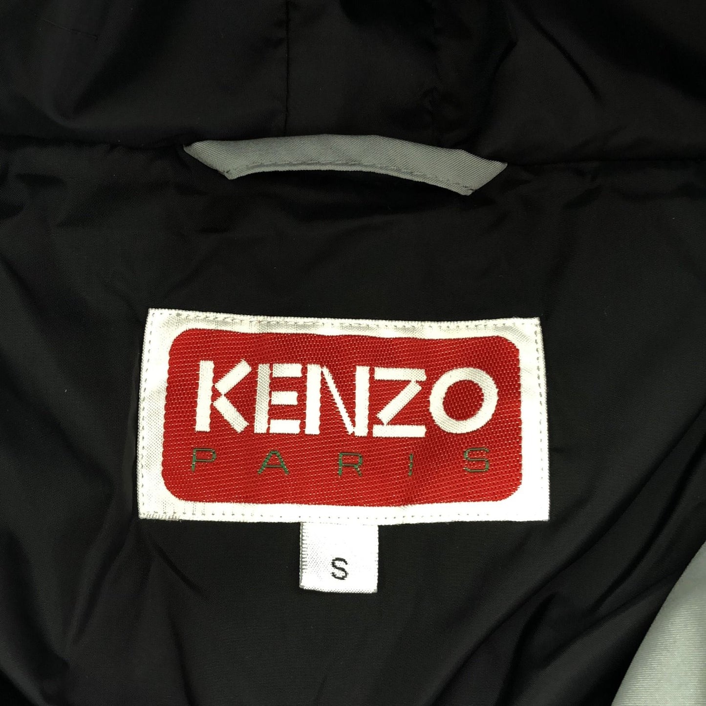 KENZO Dazzle Stripe Padded Down Jacket - Black, Size S