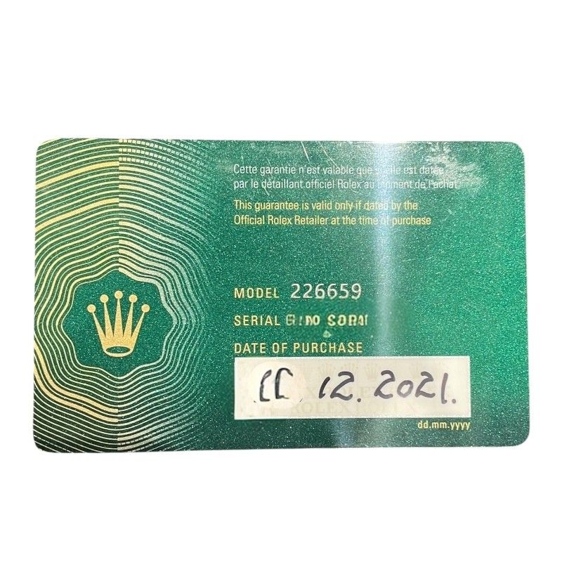 ROLEX Yacht-Master 42 226659 Black White Gold Men's Watch