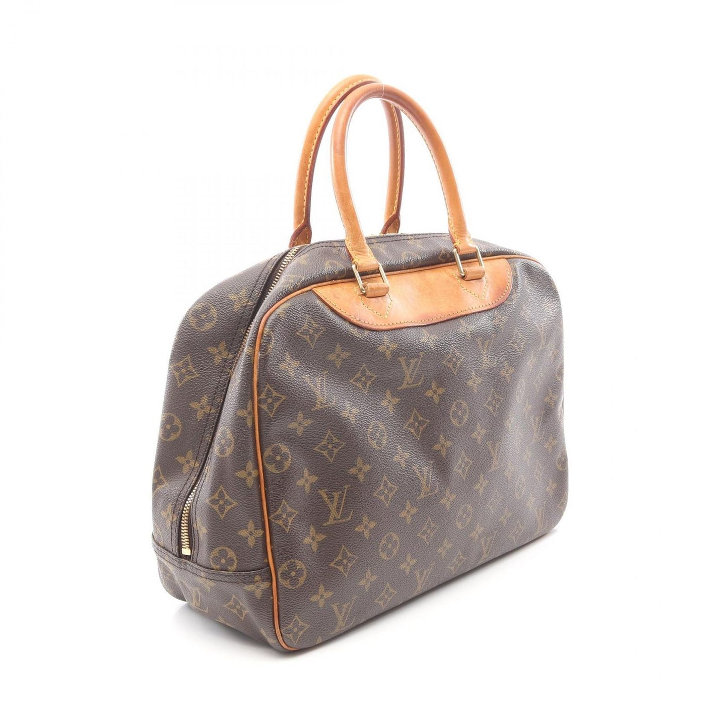 Louis Vuitton Deauville Bowling Vanity Monogram Handbag - Timeless Elegance