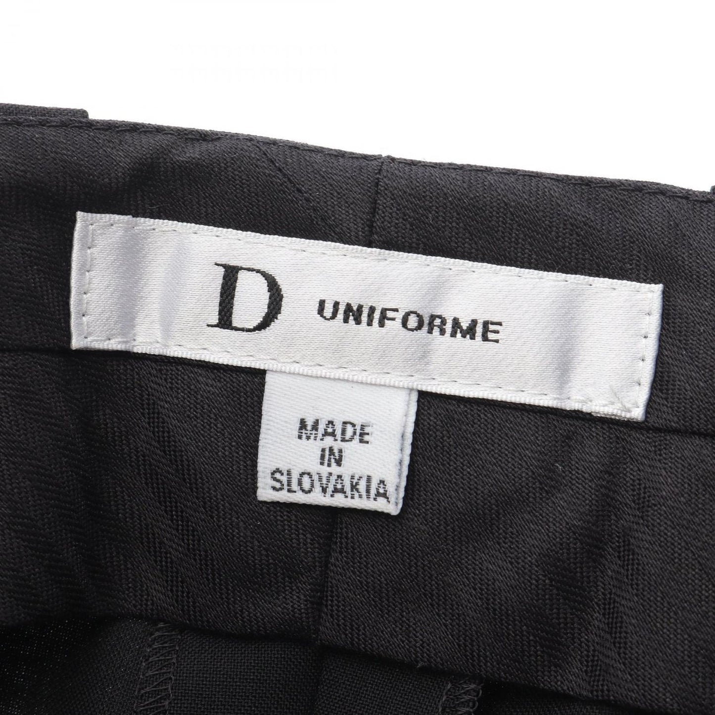 Christian Dior D Uniforme Wool Pants - Timeless Elegance in Black