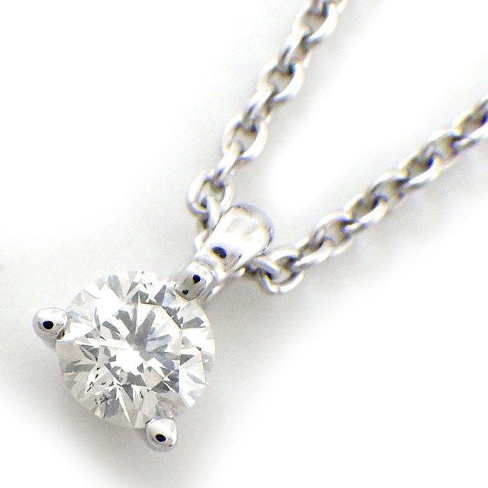 Ponte Vecchio Diamond Necklace 0.10ct in K18 White Gold