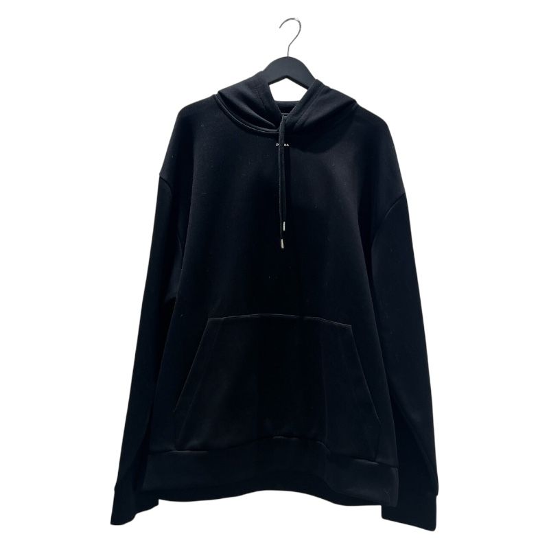 PRADA Logo Print Technical Parka - Black XXL - Exclusive Luxury