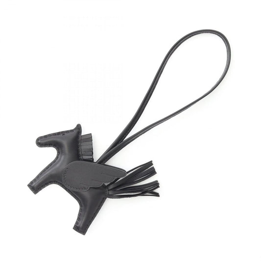 HERMES Rodeo Pegasus PM Charm in Black - Unused Luxury Accessory