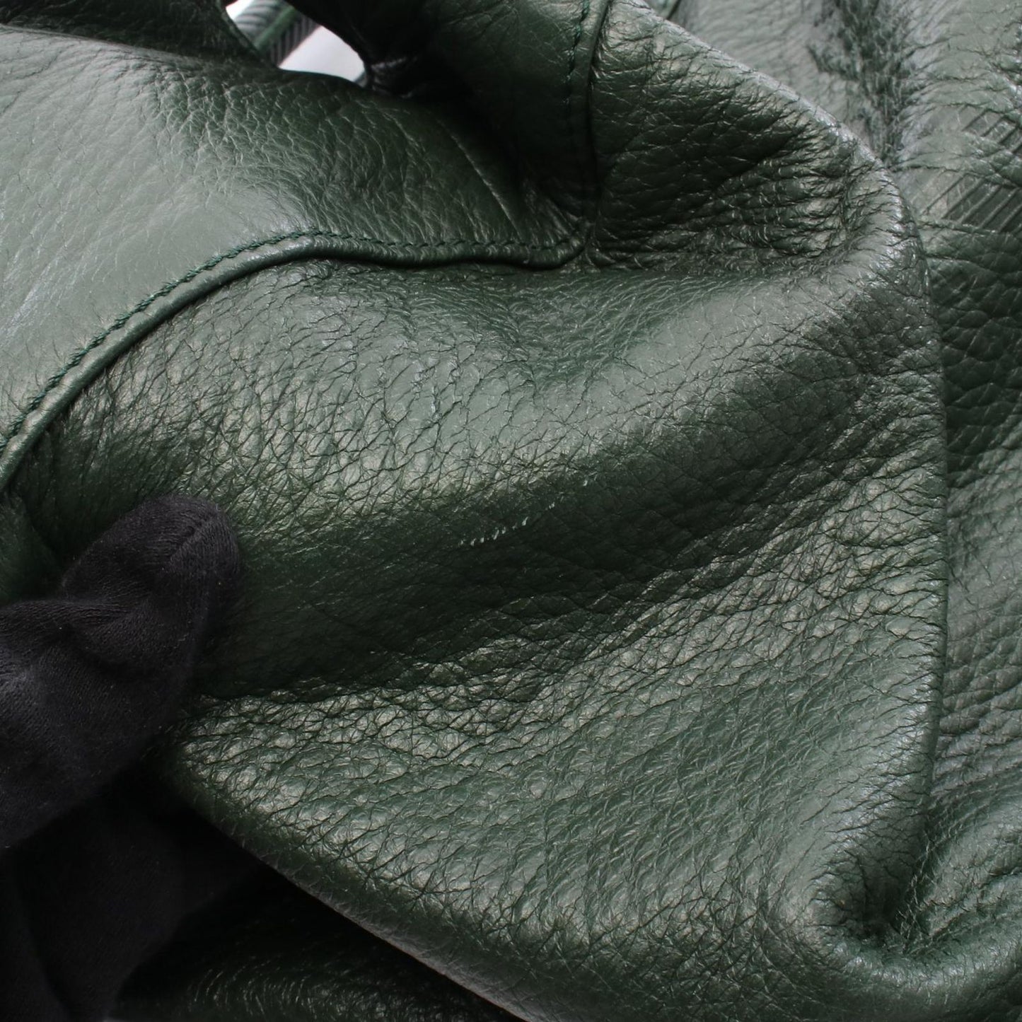 LOEWE Nappa Aire Handbag in Green Leather - Timeless Elegance
