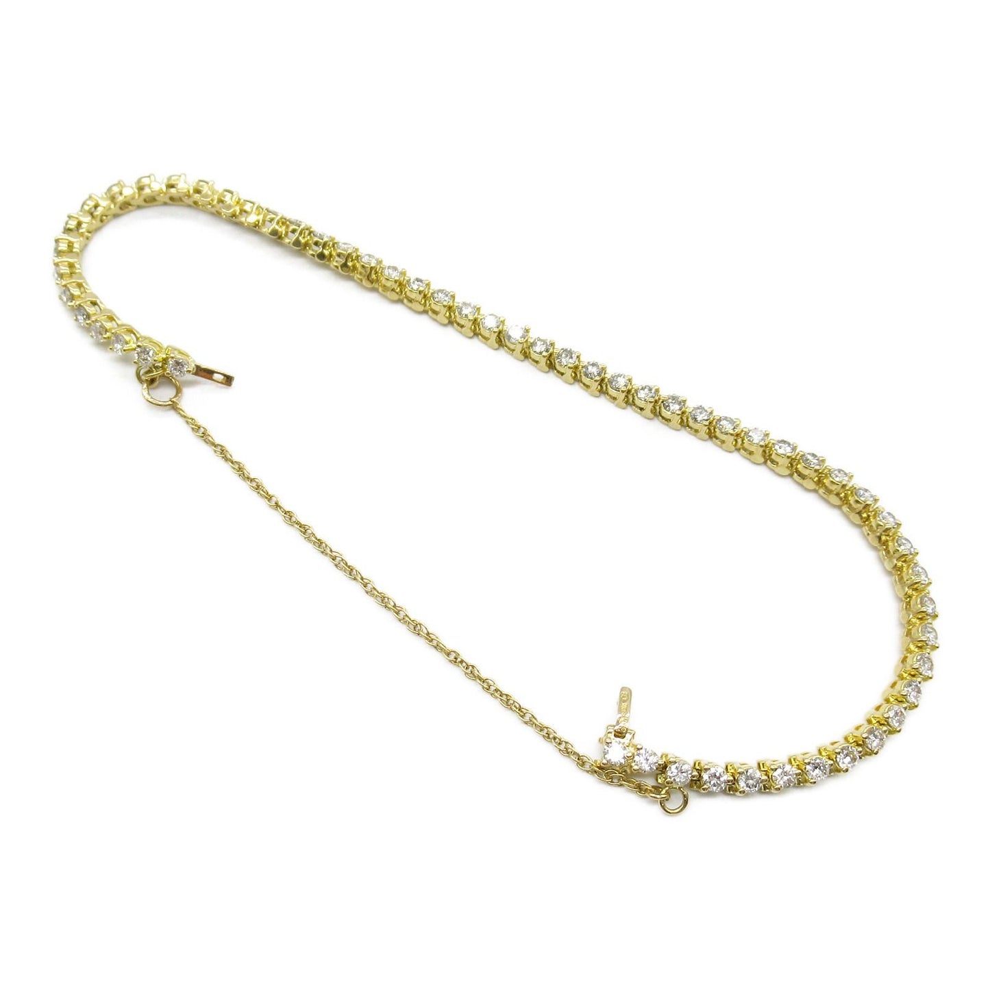 Exquisite K18 Yellow Gold Diamond Bracelet - 3.06ct Luxury