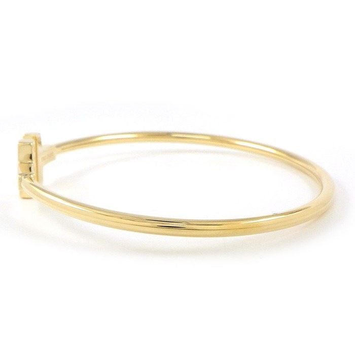 Tiffany & Co. T Wire Medium Bangle in K18 Yellow Gold