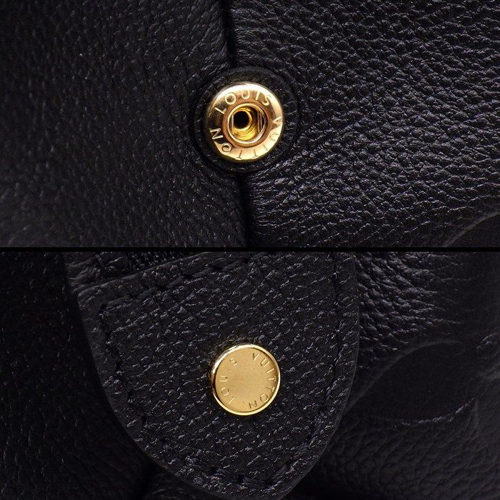 Louis Vuitton Petit Palais PM Handbag - Noir Monogram Empreinte