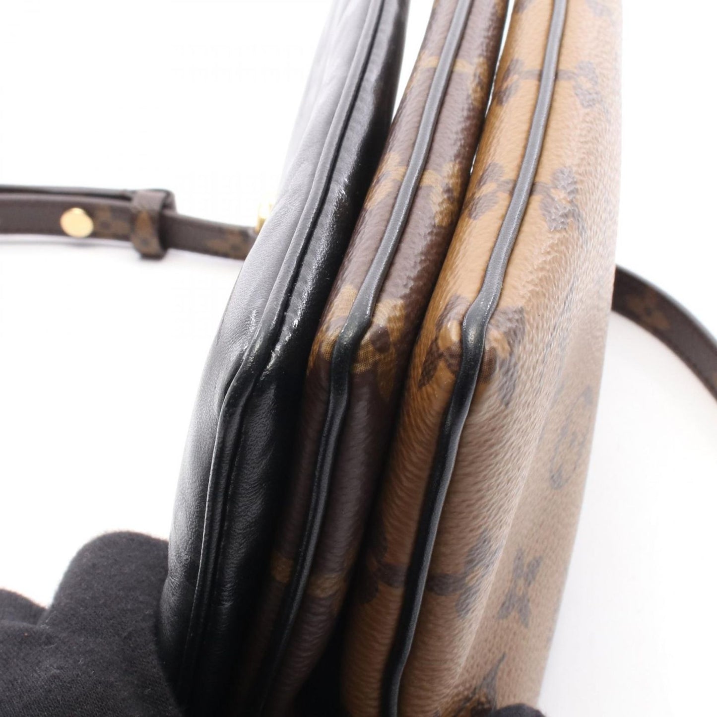 Louis Vuitton Monogram Reverse LV 3 Shoulder Bag - Timeless Elegance