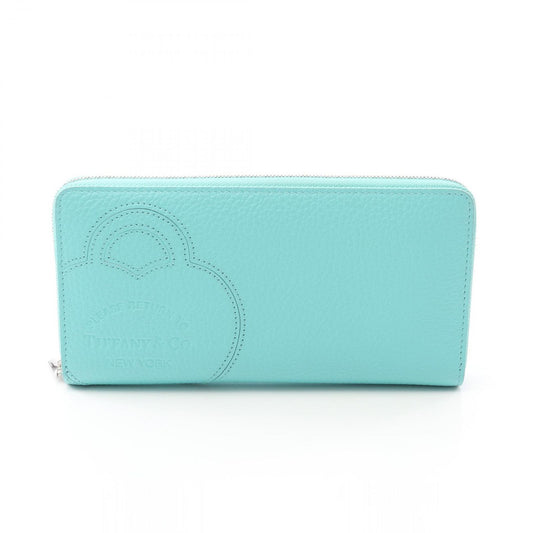 TIFFANY & CO. Return to Tiffany Round Long Wallet in Tiffany Blue