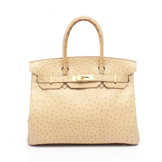 HERMES Birkin 30 Blanc Cassé Handbag - Timeless Elegance