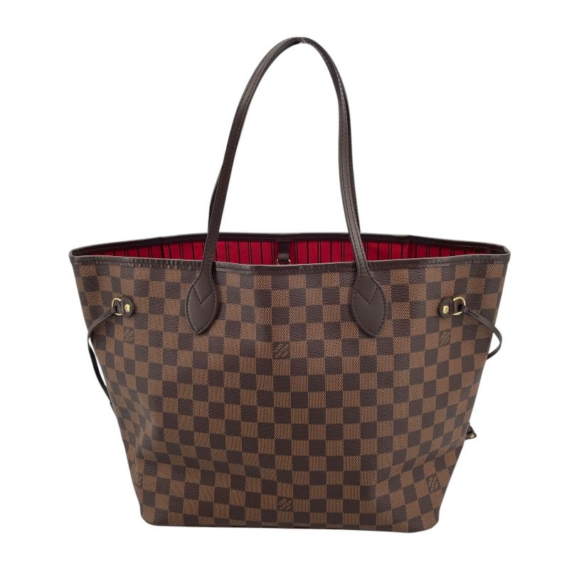Louis Vuitton Neverfull MM Brown Damier Canvas Tote Bag
