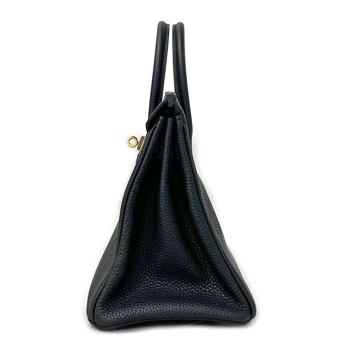 HERMES Birkin 25 Handbag - 2018 Black Togo with Gold Hardware