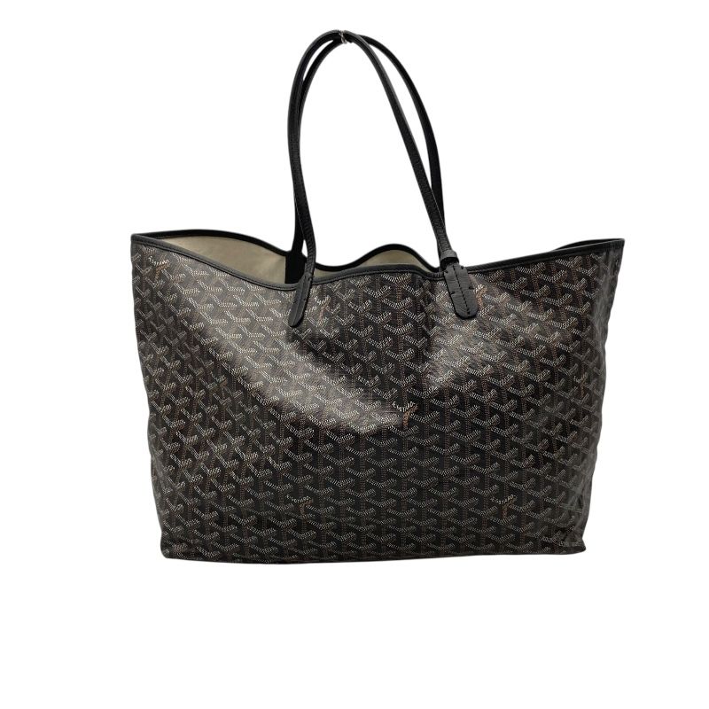 GOYARD Saint Louis GM Black Coated Canvas Tote Bag - Timeless Elegance