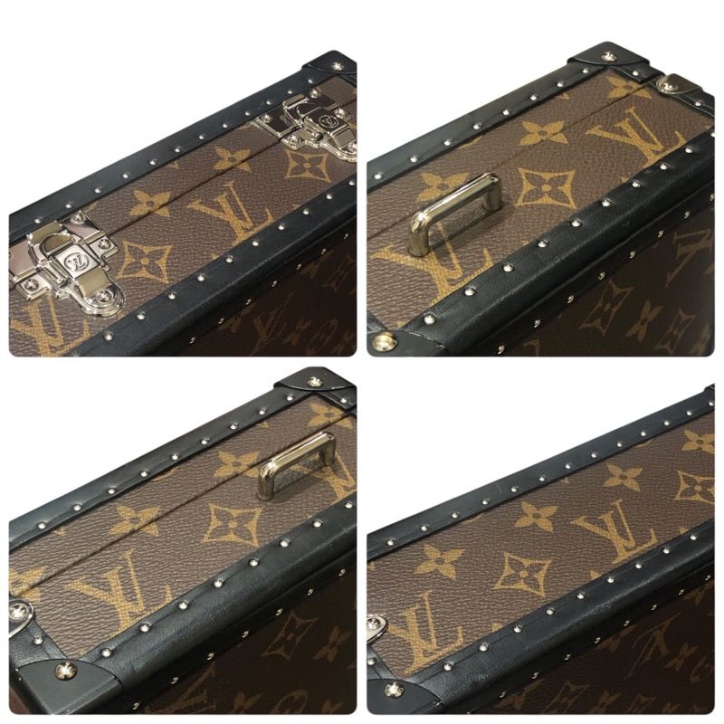 Louis Vuitton Monogram Macassar Clutch Box M20252 - Brown/Silver