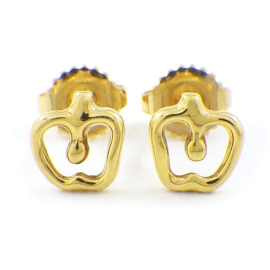 Tiffany & Co. Apple Earrings in K18 Yellow Gold - Exquisite Craftsmanship