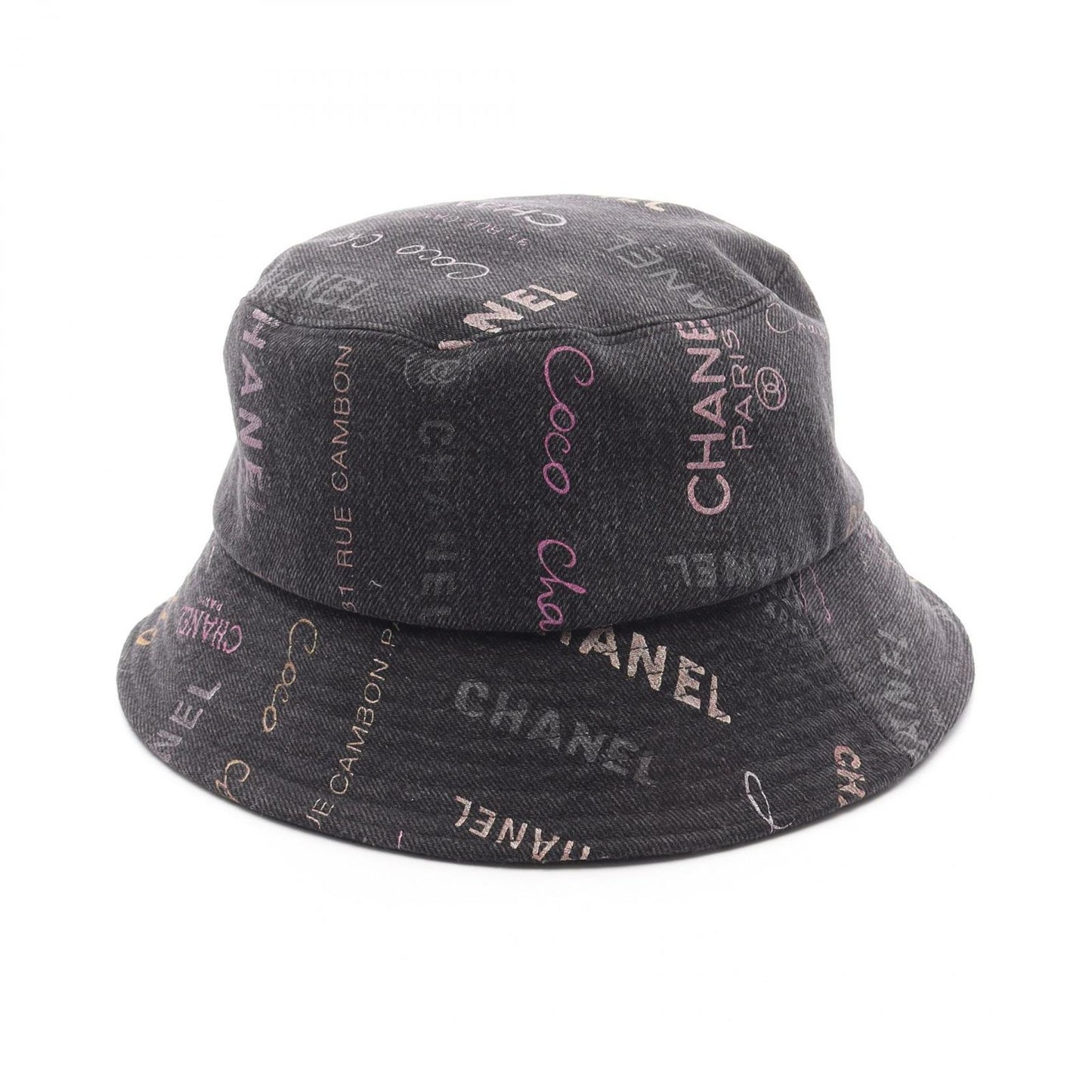 CHANEL Crusher Denim Bucket Hat - Timeless Elegance