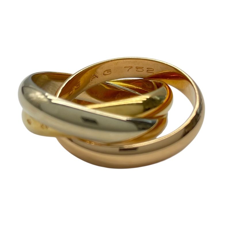 Cartier Trinity Ring in K18 Yellow, Pink & White Gold