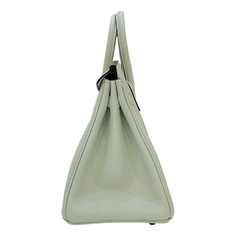 HERMES Birkin 25 B Stamp in Green Vein with Gold Hardware