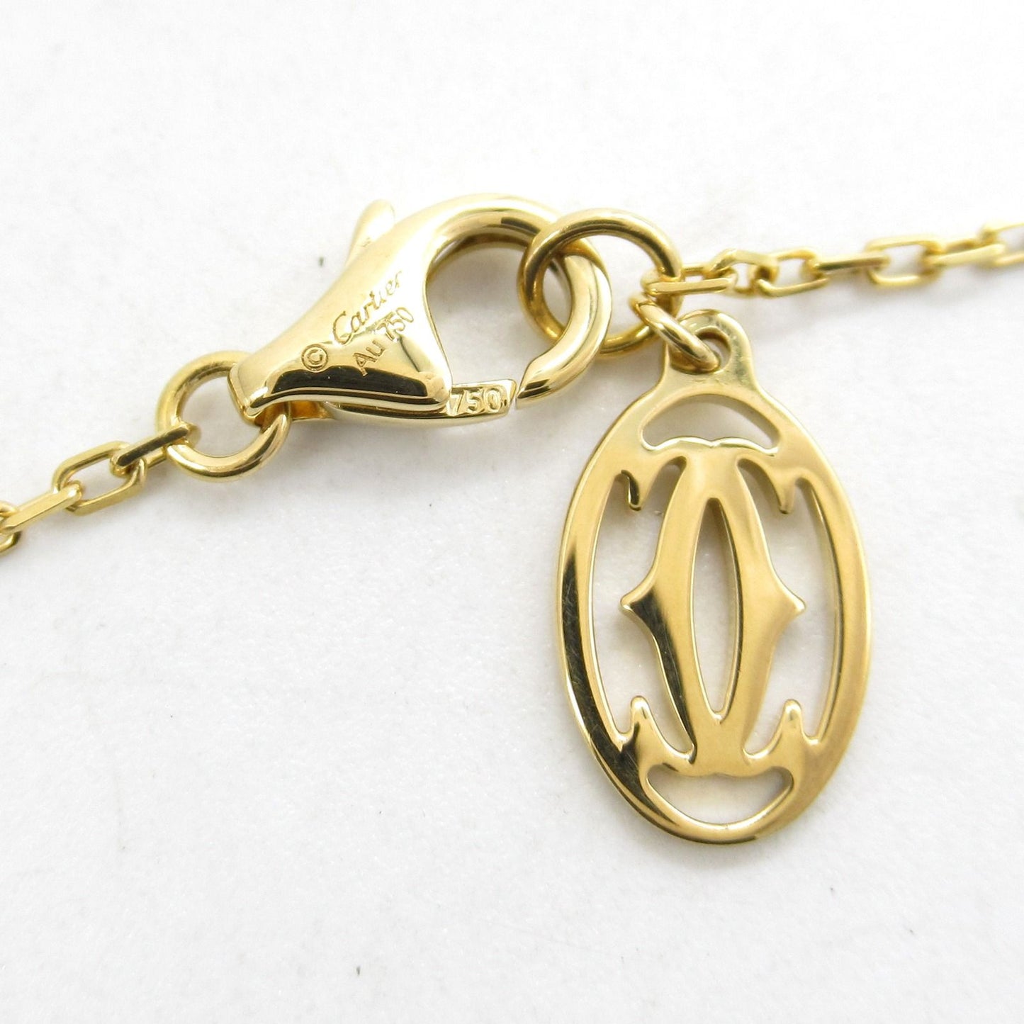 CARTIER Amour Necklace in 18K Yellow Gold with Diamonds